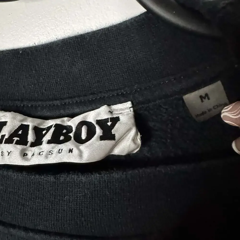 PLAYBOY x PacSun Private Party Embroidered Mens Large Crew Neck Sweatshirt